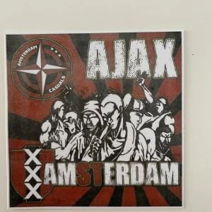 Sticker vierkant Ajax Casuals