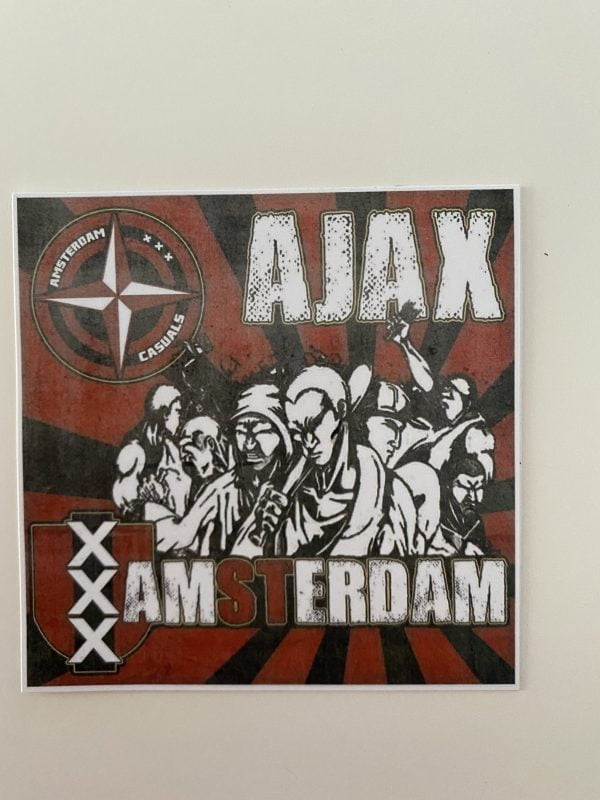 Sticker vierkant Ajax Casuals