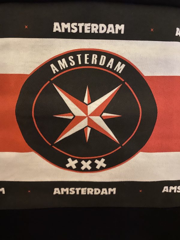 AMCA Banner Wit/Rood/Wit OP=OP