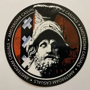 Sticker casuals ajax rond