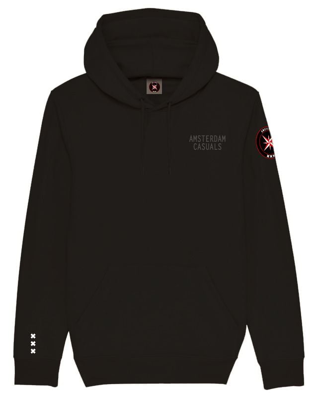 Casual style hoodie black