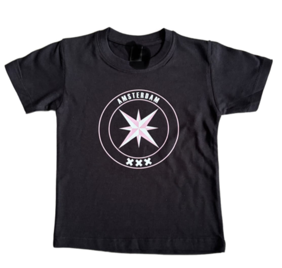 Ster shirt Roze Kids