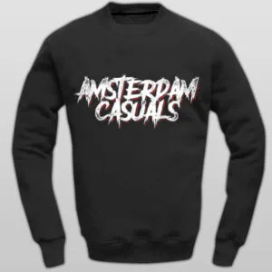 No face sweater zwart