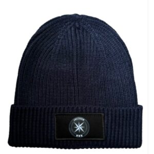 Blue casual beanie