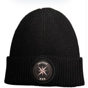 Black casual beanie