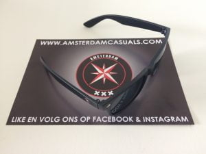 Sunglasses with Amca logo